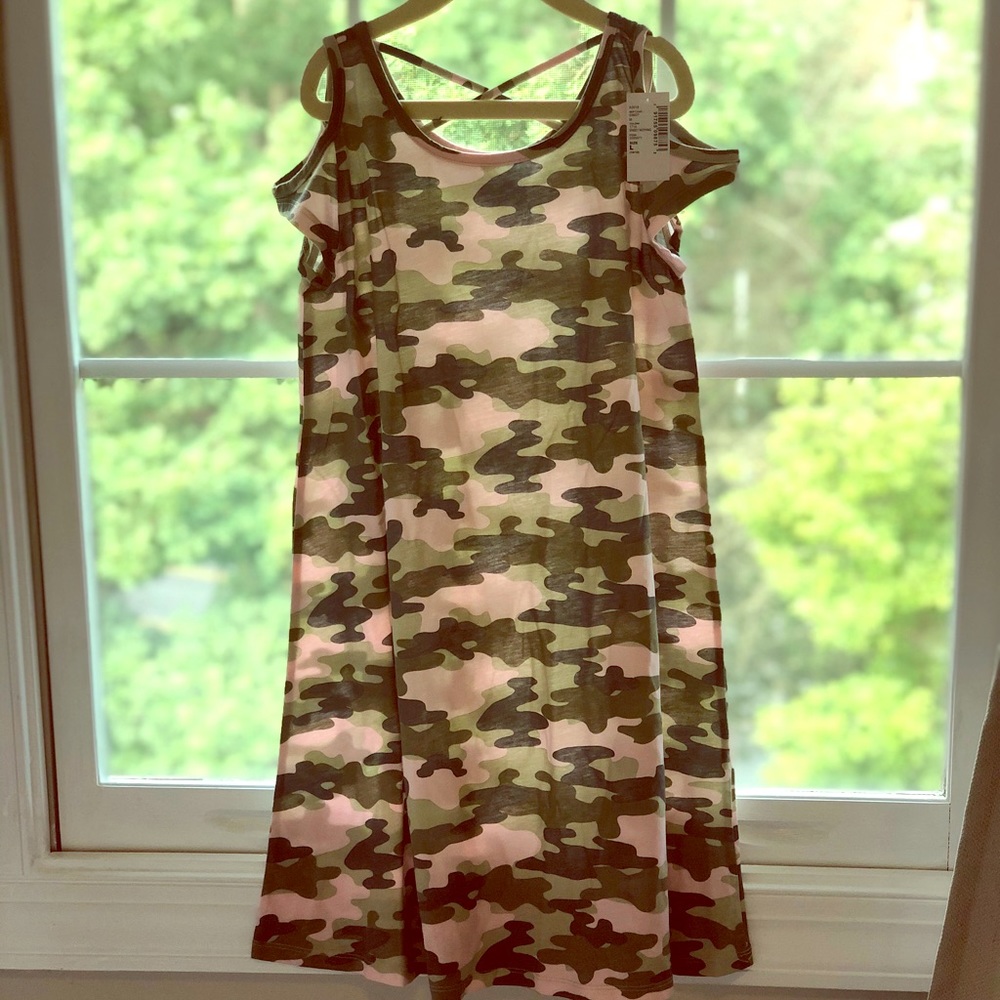 Children’s Place Girls Camo Casual Dress